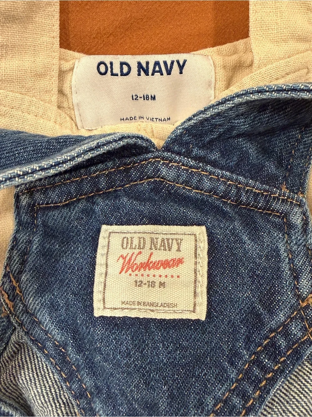 Set of two Old Navy Toddler Overalls